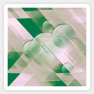 Green pattern Sticker